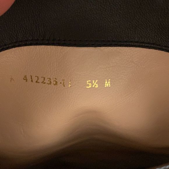 STUART WEITZMAN Black Leather Knee High Heel Boots Shoes 5.5 - Picture 16 of 16